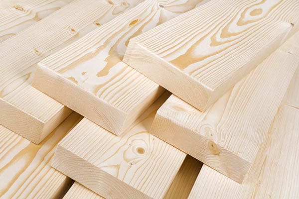 Traditional lumber expands and contracts along its width