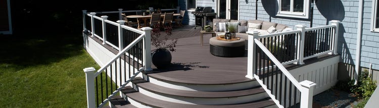Back deck designs by TimberTech