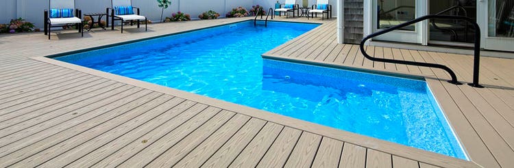 Minimalist and clean composite deck designs