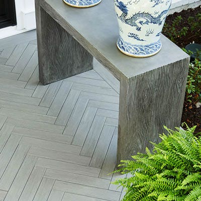 Deck board patterns are a component of composite deck designs