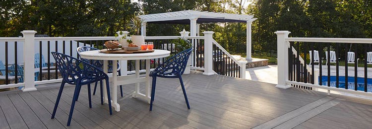Composite decking comparison of aesthetics