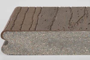 Trex decking features unnatural grain patterns