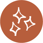 Illustration of 3 grouped sparkles.
