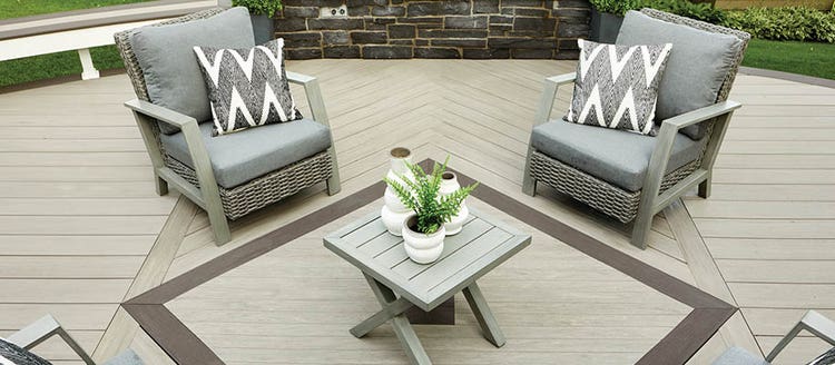 Discover more deck design options featuring deck board patterns