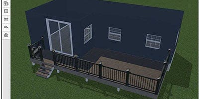 Review customizable deck layout plans