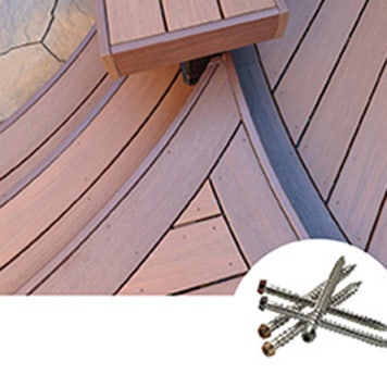 TimberTech deck boards and TOPLoc color-matched top-down fastener
