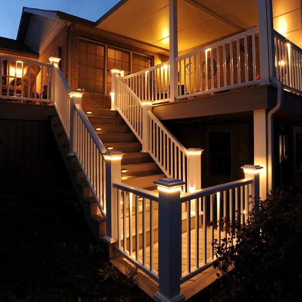Post Cap Deck Stair Lighting