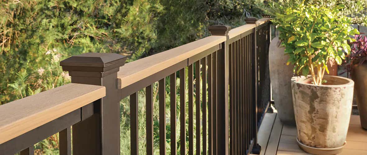 Timbertech Railing Top Top Rail Ideas: Inspiration to Complete Your Deck Railing | TimberTech