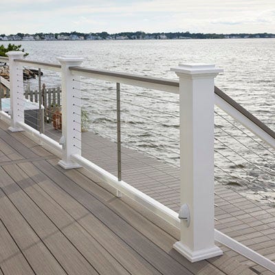 Railing designs range in complexity for DIY deck ideas