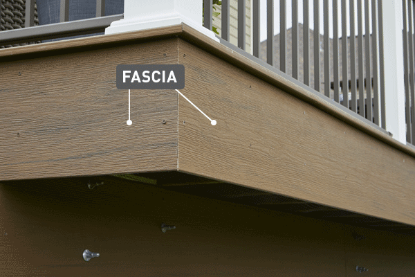 How to finish the ends of composite decking with a raised fascia board