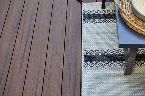Richly-hued AZEK deck boards