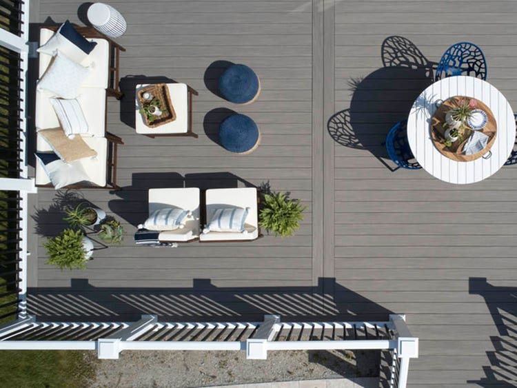 Deck ideas overhead furnished deck