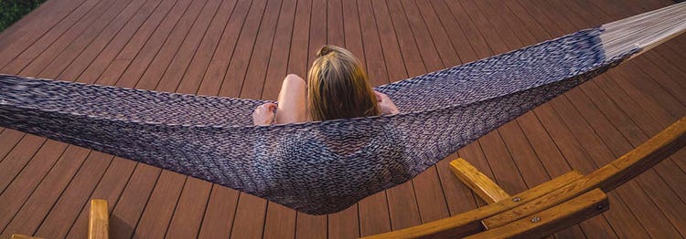 Time to relax on a TimberTech composite deck