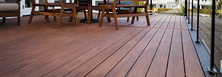 Maintenance for composite decking doesn't require staining