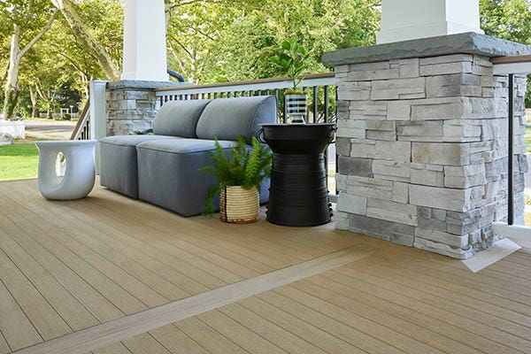 Modular furniture can be used for modern screened in porch or front porch