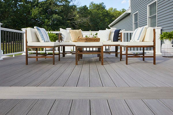 Non wood decking from TimberTech gives you true low-maintenance living