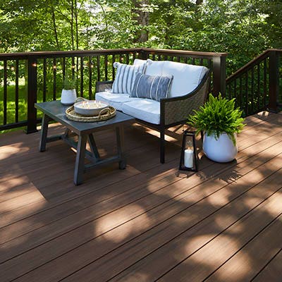 Non wood decking is far more sustainable than traditional wood