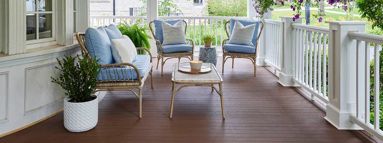 Porch remodel ideas by TimberTech