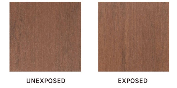TimberTech AZEK exposure test no visible deck damage