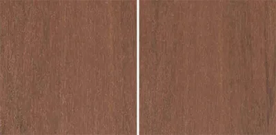 After a 30 day sun fading test TimberTech's Advanced PVC decking shows no loss of board color