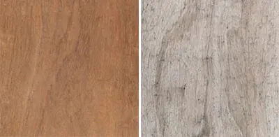 After a 30 day sun fading test Ipe wood decking looks noticeably weathered.