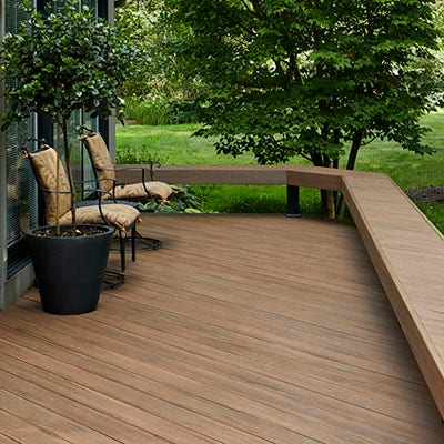 DIY composite deck board pattern considerations