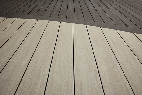 Deck decorating ideas multi-colored decking