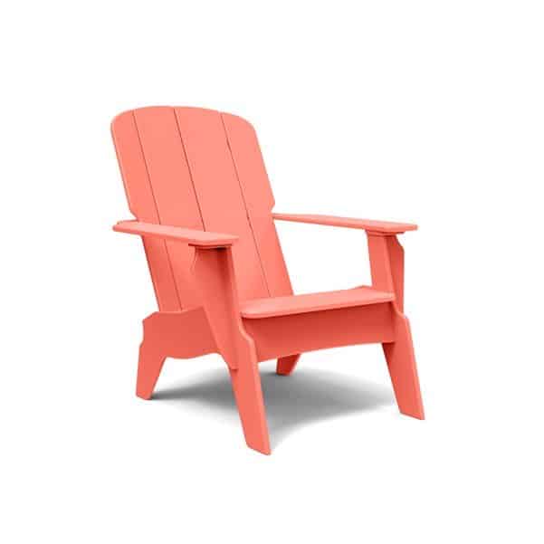 TimberTech Invite Collection by Loll Lounge Adirondack Chair in Coral
