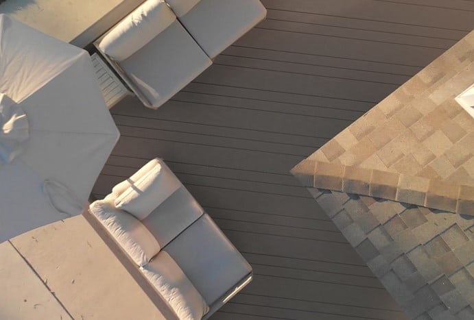 deck design ideas TimberTech multi-width decking