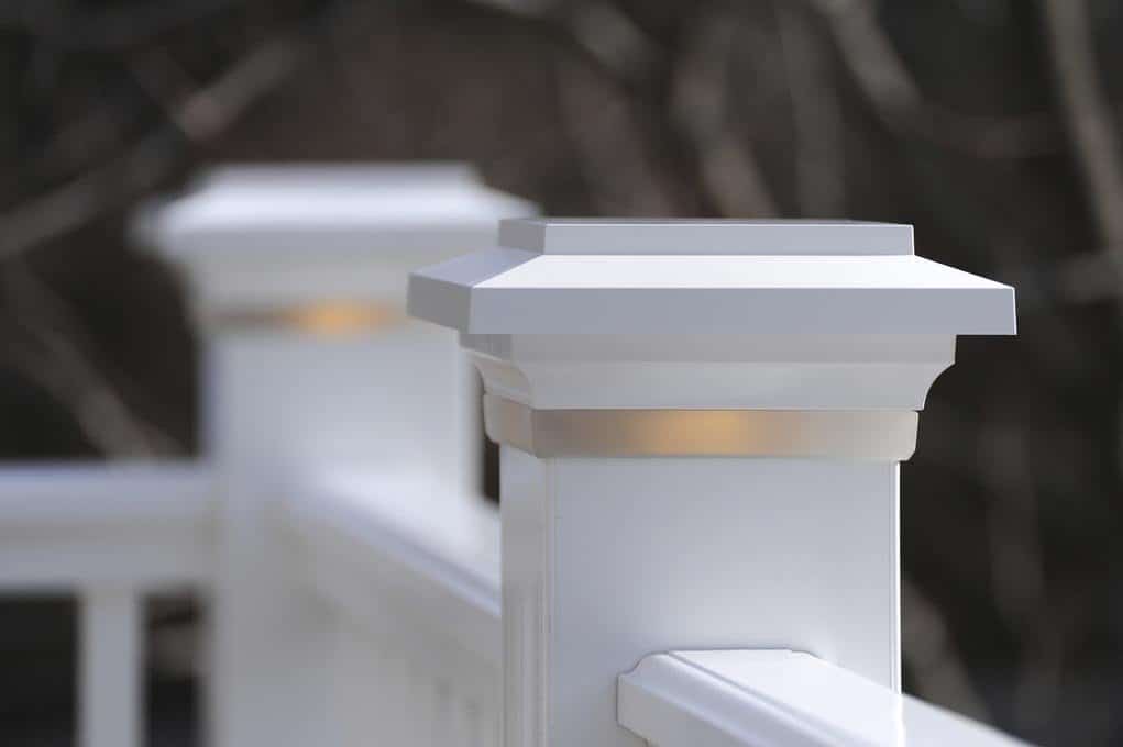 TimberTech Post Cap Lighting White