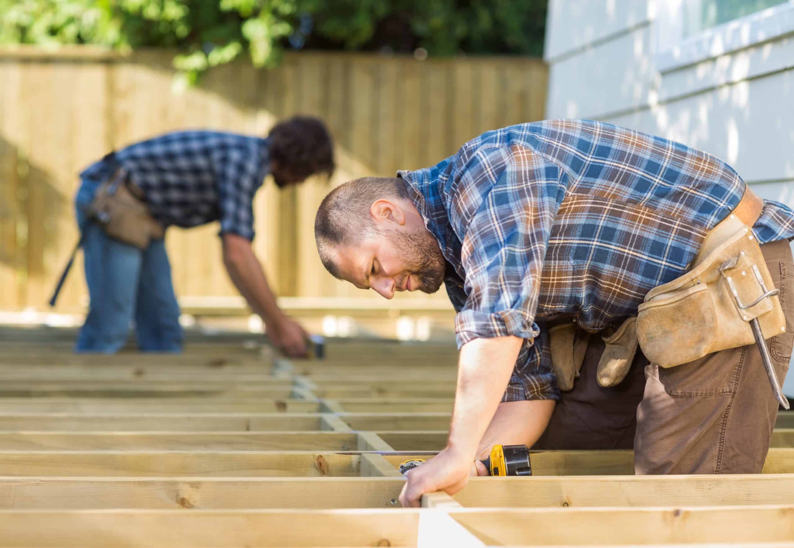 deck joist spacing and blocking