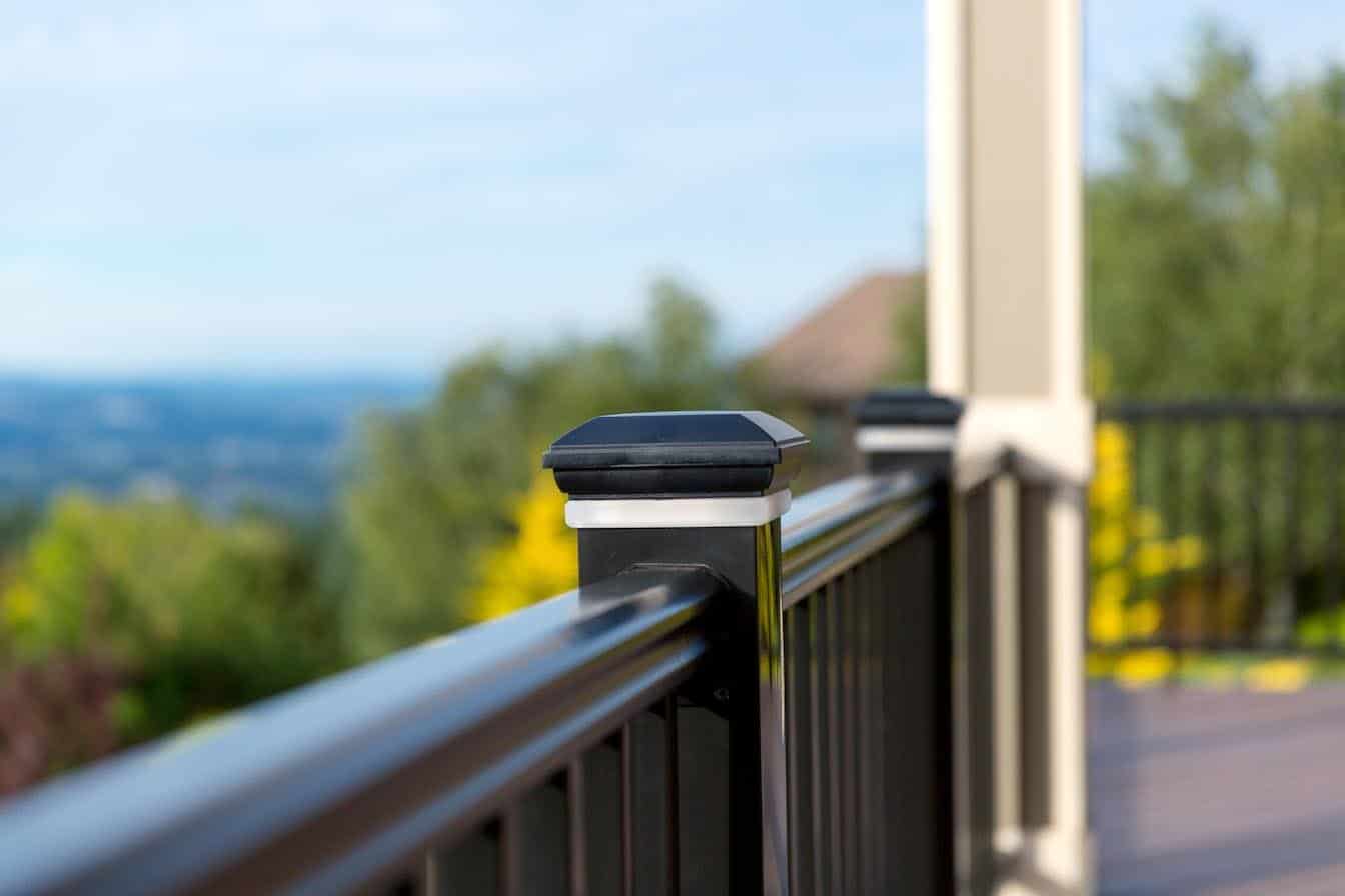 TimberTech RadianceRail Express 6-ft x 36-in Black Composite Deck Rail Kit