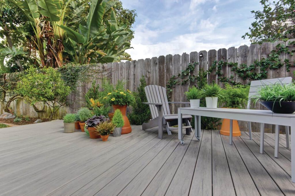 Consider lighting and color when installing composite decking