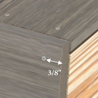 Install TimberTech AZEK Decking Fascia Board Spacing