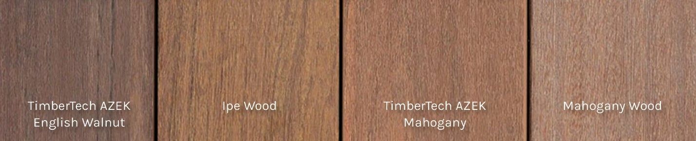 TimberTech capped polymer decking vs wood