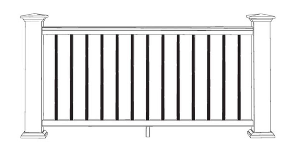 Composite Deck Railing Trademark Rail Aluminum Baluster