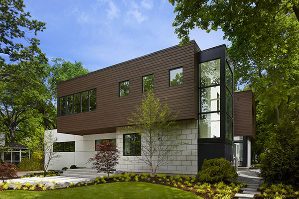 AZEK-Timbertech-Cladding-Vintage-English-Walnut-Exterior-Home-Design-Ideas