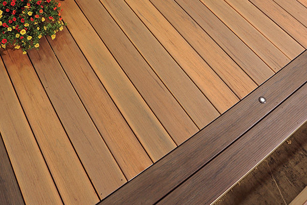 TimberTech PRO-Legacy-Tigerwood-MochaAccents-Picture-Frame-Border
