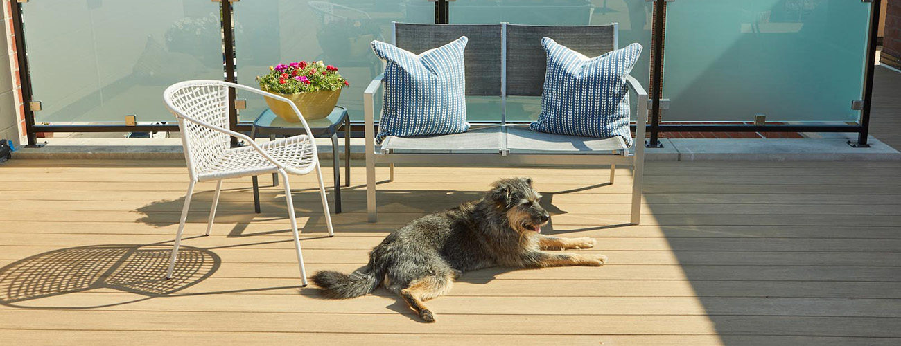 Best Scratch Resistant Composite Decking TimberTech AZEK Vintage Collection in Weathered Teak