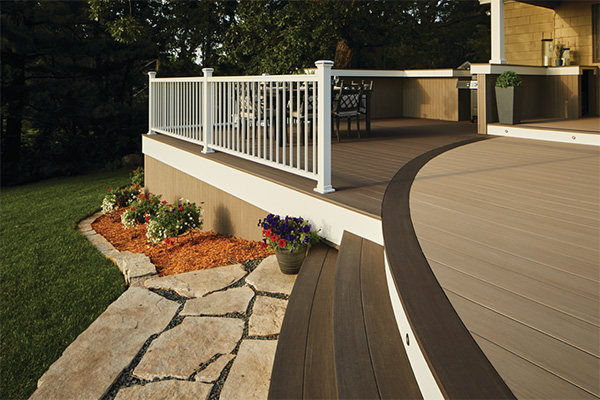 TimberTech AZEK Deck Color Combinations with Picture Frame Deck Pattern