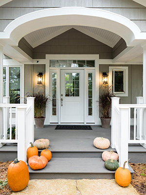 TimberTech PRO Terrain Collection in Silver Maple & Radiance Rail