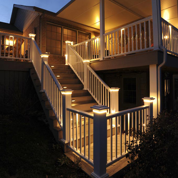 Post Cap Deck Stair Lighting