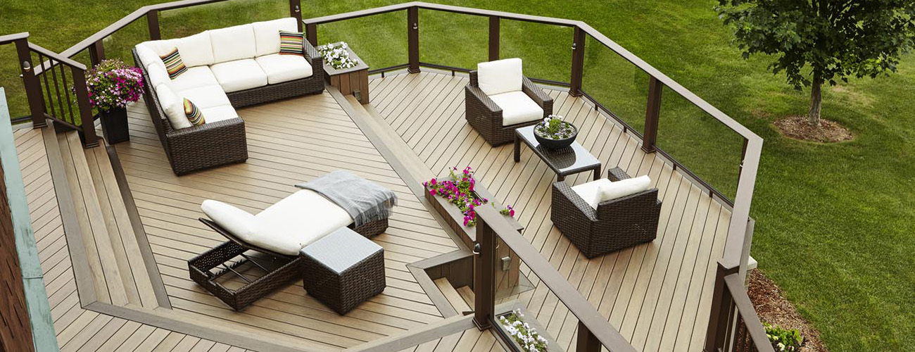 Deck Cost featuring TimberTech PRO Legacy Collection Pecan & Mocha Composite Decking