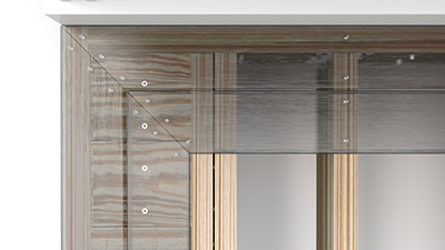 Double Picture Frame Fastening - Check Fastener Position