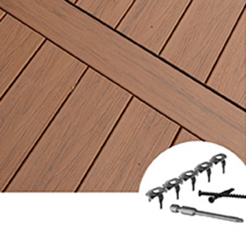 Composite decking fasteners FUSIONLoc hidden fastener