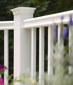 White Radiance Rail by TimberTech