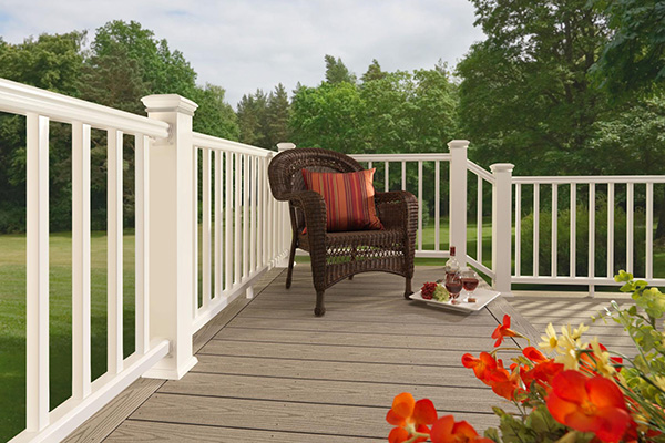 Deck-Renovation-TimberTech-Classic-Composite-Series-Radiance-Rail Classic Composite Series Radiance Rail from TimberTech