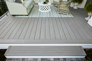 Simple deck ideas use one deck board color