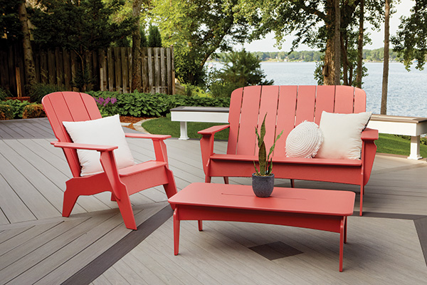 Simple deck ideas outdoor furniture TimberTech Invite Collection by LOLL