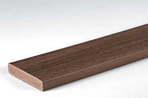 Full-profile board from TimberTech AZEK Vintage Collection in English Walnut